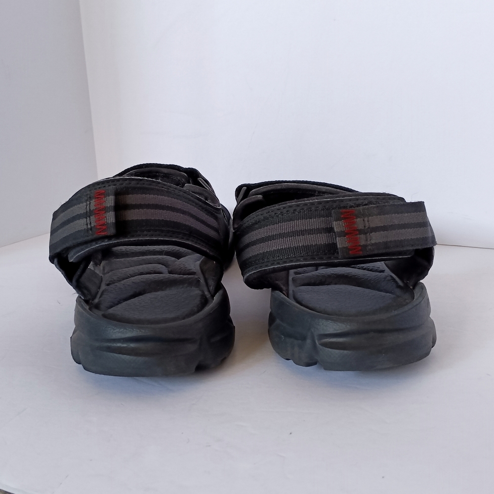 🖤 New Balance Mens Velcro Strap Sandals Black 11 Foam Footbed - Picture 8 of 12